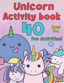Bertrand.pt - Unicorn Activity Book For Kids Ages 4-8