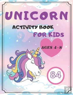 Bertrand.pt - Unicorn Activity Book For Kids Ages 4-8
