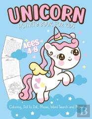 Unicorn Activity Book For Kids Ages 4-8