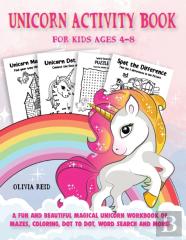 Unicorn Activity Book For Kids Ages 4-8