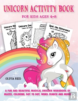 Bertrand.pt - Unicorn Activity Book For Kids Ages 4-8