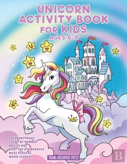 Bertrand.pt - Unicorn Activity Book For Kids Ages 6-8