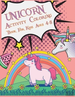 Bertrand.pt - Unicorn Activity Coloring Book  For Kids Ages 4-8