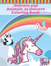 Unicorn And Animals As Unicorn Coloring Book
