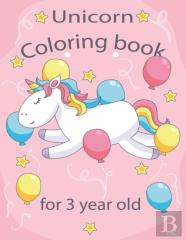 Unicorn Coloring Book For 3 Year Old