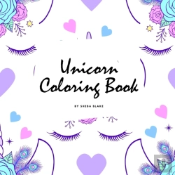 Bertrand.pt - Unicorn Coloring Book For Children (8.5x8.5 Coloring Book / Activity Book)