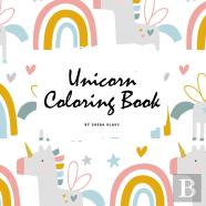 Unicorn Coloring Book For Children (8.5x8.5 Coloring Book / Activity Book)