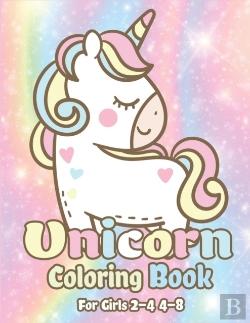 Bertrand.pt - Unicorn Coloring Book For Girls 2-4 4-8