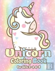 Unicorn Coloring Book For Girls 2-4 4-8