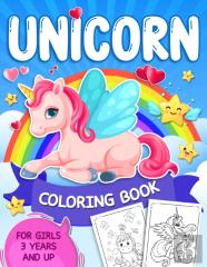 Unicorn Coloring Book For Girls 3 Years And Up