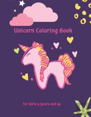 Unicorn Coloring Book For Girls 3 Years And Up