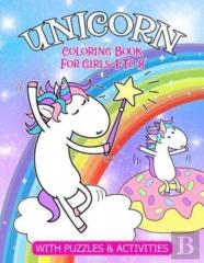 Unicorn Coloring Book For Girls 4 To 8