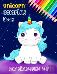 Unicorn Coloring Book For Girls Ages 3-7