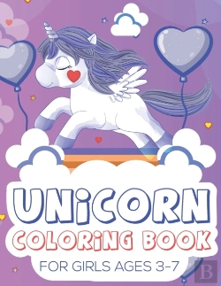 Bertrand.pt - Unicorn Coloring Book For Girls Ages 3-7