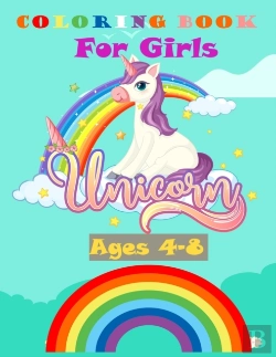 Bertrand.pt - Unicorn Coloring Book For Girls Ages 4-8