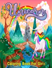 Unicorn Coloring Book For Girls
