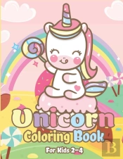 Unicorn Coloring Book For Kids 2-4