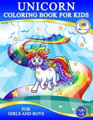 Unicorn Coloring Book For Kids Ages 4-8
