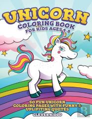 Unicorn Coloring Book For Kids Ages 4-8