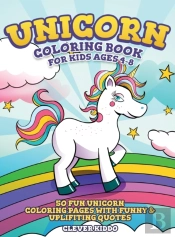 Unicorn Coloring Book For Kids Ages 4-8