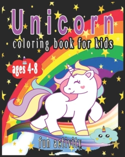 Bertrand.pt - Unicorn Coloring Book For Kids Ages 4-8 Fun Activity
