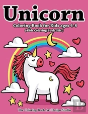 Unicorn Coloring Book For Kids Ages 4-8 (Kids Coloring Book Gift)