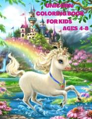 Unicorn Coloring Book For Kids Ages 4-8