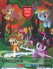 Unicorn Coloring Book For Kids Ages 4-8