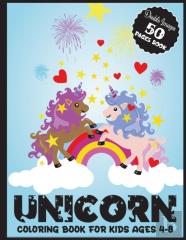 Unicorn Coloring Book For Kids Ages 4-8