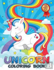 Unicorn Coloring Book For Kids Ages 4-8