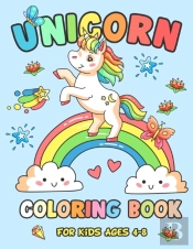 Unicorn Coloring Book For Kids Ages 4-8