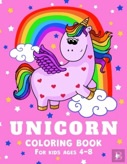 Bertrand.pt - Unicorn Coloring Book For Kids Ages 4-8