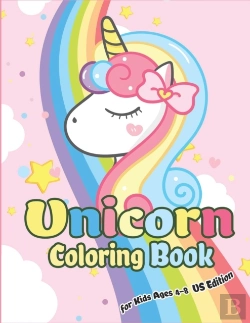 Bertrand.pt - Unicorn Coloring Book For Kids Ages 4-8 Us Edition