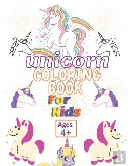 Bertrand.pt - Unicorn Coloring Book For Kids Ages 4+