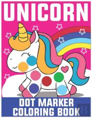 Unicorn Dot Marker Coloring Book