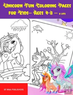 Bertrand.pt - Unicorn Fun Coloring Pages For Kids - Ages 4-8 - V 043