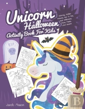 Unicorn Halloween Activity Book For Kids