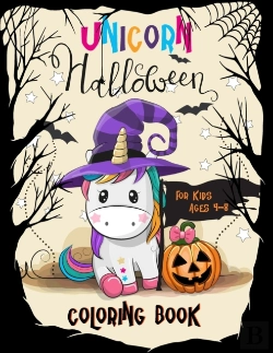 Bertrand.pt - Unicorn Halloween Coloring Book For Kids Ages 4-8