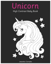 Unicorn High Contrast Baby Book: Black A
