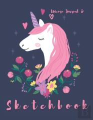 Unicorn Journal And Sketchbook For Girls