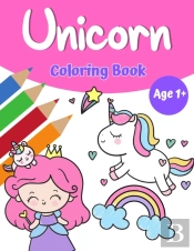 Unicorn Magic Coloring Book For Girls 1+