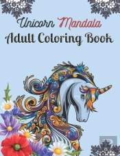 Unicorn Mandala Adult Coloring Book