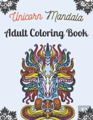 Unicorn Mandala Adult Coloring Book