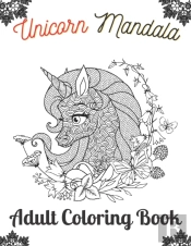 Unicorn Mandala Adult Coloring Book