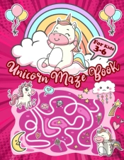 Unicorn Maze Book For Kids 3-6