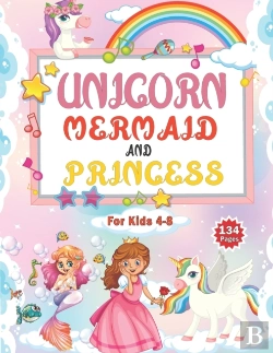 Bertrand.pt - Unicorn Mermaid And Princess  For Kids 4-8