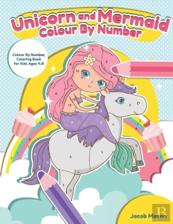 Bertrand.pt - Unicorn Mermaid  Colour By Number