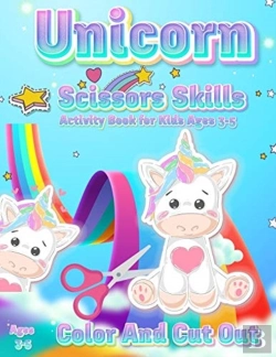 Bertrand.pt - Unicorn Scissor Skills Activity Book For Kids Ages 3-5