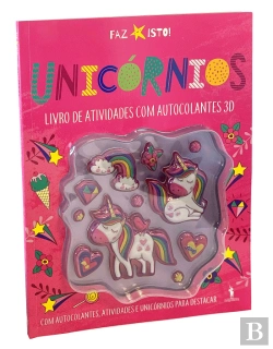 Bertrand.pt - Unicórnios - Livro de Atividades com Autocolantes 3D