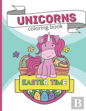 Unicorns Coloring Book Easter Time